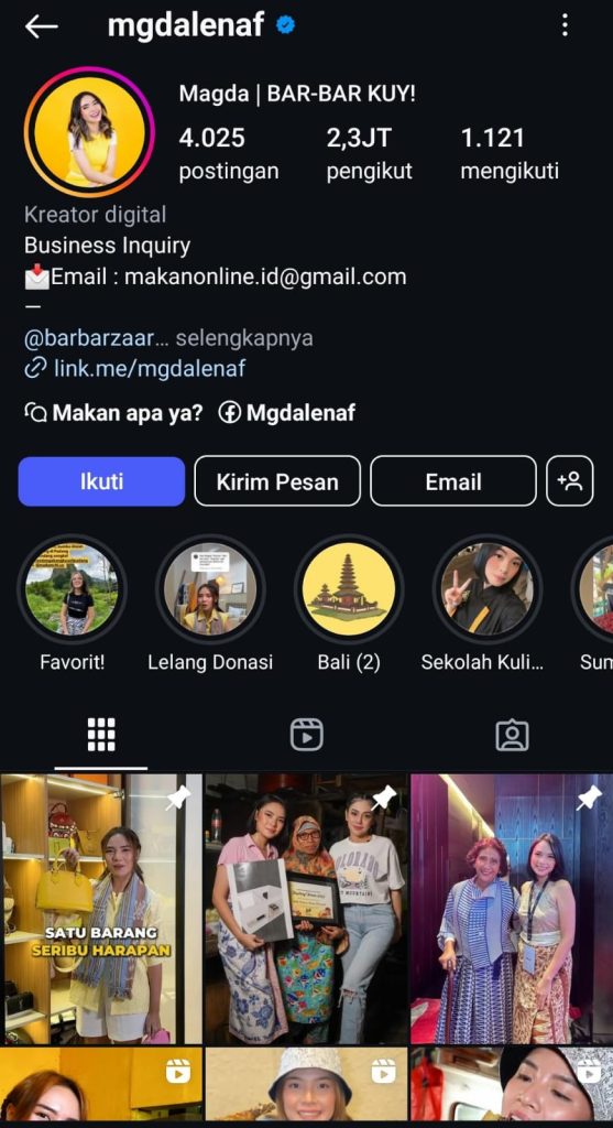 Mgdalenaf Cara Membangun Personal Branding di Media Sosial yang Bisa Kamu Tiru!